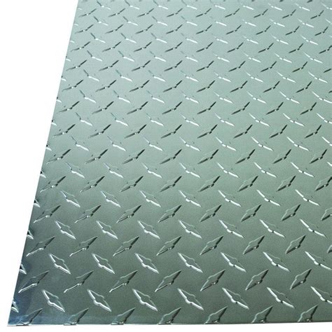 diamond plate sheet metal home depot|galvanized steel diamond plate.